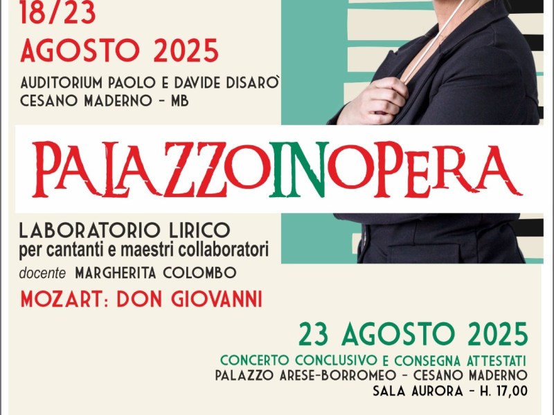 Studiare l’opera: Laboratorio lirico&nbsp;2025